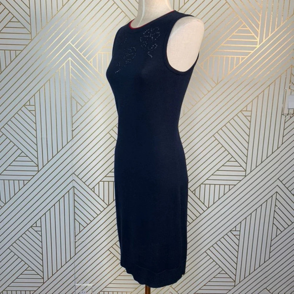 Rag and Bone Adriana Sleeveless Dress Wool Blend Knit in Blue Navy Size XS - Picture 5 of 8